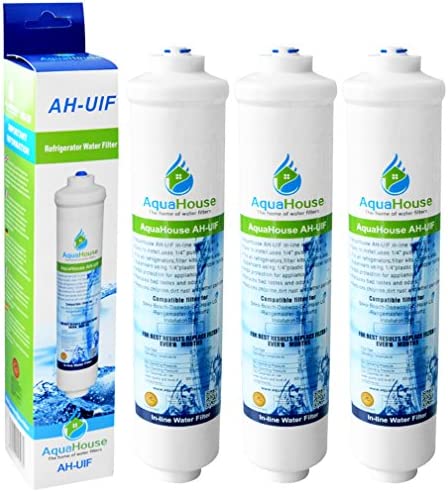 3x AquaHouse AH-UIF Compatible Filtre à eau universel pour réfrigérateur Samsung LG Daewoo Rangemaster Beko Haier etc Réfrigérateur Congélateur Avis, Fiche Technique et Prix au Maroc