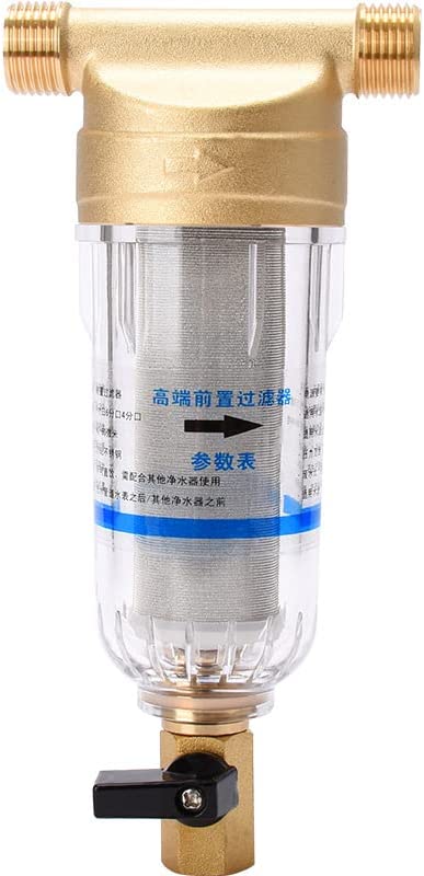 Filtre à Eau à sédiments Spin Down, Filtre à Eau réutilisable pour Filtre à sédiment Spin-Down pour Tuyau d'eau de puits Filtre à sédiments (1/2"Filetage Mâle) Avis, Fiche Technique et Prix au Maroc