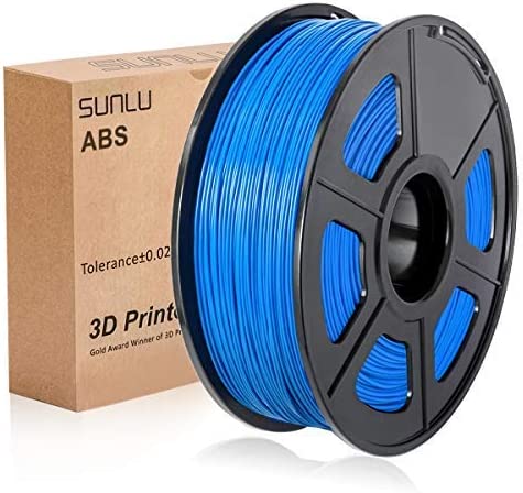 SUNLU Filament ABS 1.75mm, Filament pour Imprimante 3D Très Résistant à la Chaleur et Durable, Précision Dimensionnelle +/- 0.02mm, Bobine de 1kg (2.2lbs), Bleu Fiche Technique et Prix au Maroc