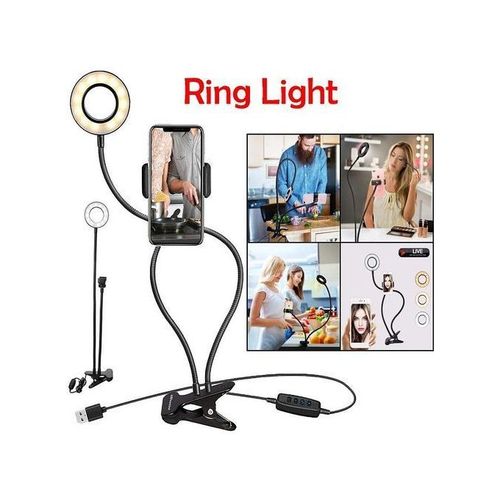 AERON Ring Light LED 3en1 Anneau Lumineux Selfie ,Support Téléphone,veilleuse de bureau
 Fiche Technique et Prix au Maroc