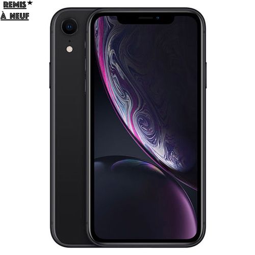 Apple iPhone XR Noir - Ecran 6.1"( 128 Go, 3 Go Ram ) A12 Bionic- Black - Remis à Neuf
 Fiche Technique et Prix au Maroc