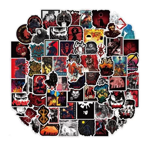 BERSERK stickers animé pour décoration , guitare, moto, valise
 Fiche Technique et Prix au Maroc