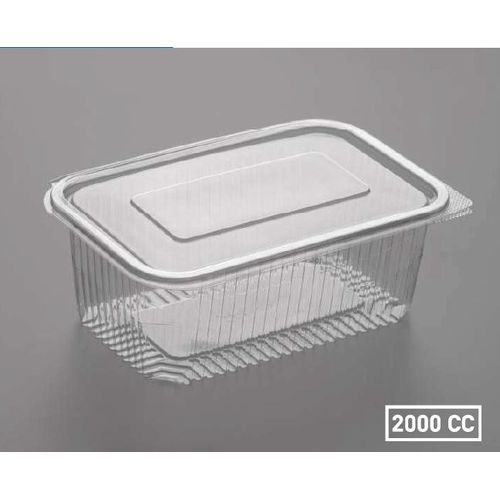 Boîtes alimentaires rectangle en plastique avec couvercles - 50 pièces de 2000CC
 Fiche Technique et Prix au Maroc