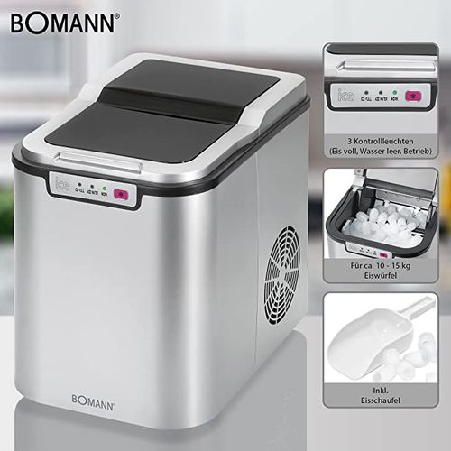 Bomann Machine à glaçons 10-15 kg de glaçons en 24 heures
 Fiche Technique et Prix au Maroc