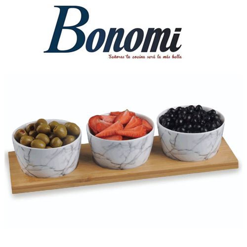 Bonomi SET DE 3 BOLE MARBRE EN BAMBOU
 Fiche Technique et Prix au Maroc