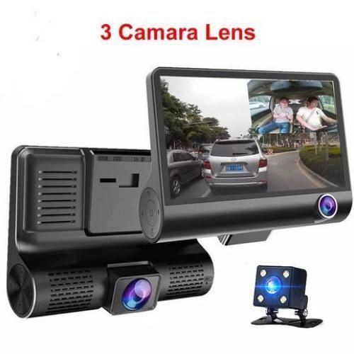 Caméra Voiture DVR 3 Lens Enregistreur Vidéo Full HD 1080P WDR Cam Dash
 Fiche Technique et Prix au Maroc