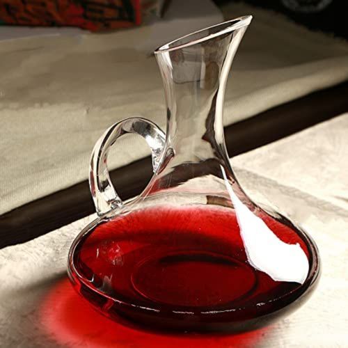 Carafe à vin en cristal avec poignée - Sans plomb
 Fiche Technique et Prix au Maroc