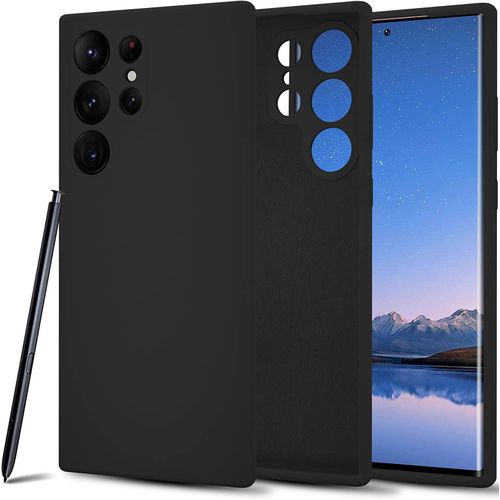 Case Coque pour Samsung S23 ultra Silicone Liquide Protection - Noir
 Fiche Technique et Prix au Maroc