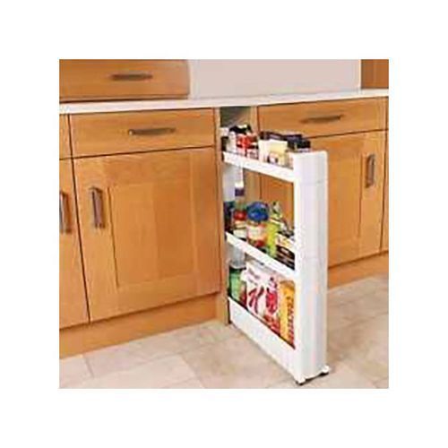 Chariot Étagère de stockage 3 étages à roulettes pour cuisine, salle de bains
 Fiche Technique et Prix au Maroc
