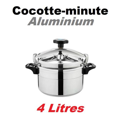 Cocotte-minute, Autocuiseur en Aluminium 4 Litres طنجرة الضغط
 Fiche Technique et Prix au Maroc