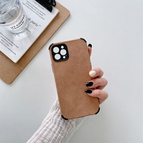 Coque de luxe en cuir d agneau mat antichoc pour iPhone 13 Pro Max
 Fiche Technique et Prix au Maroc