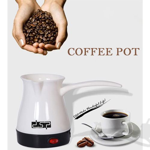 Dsp Cafetière Électrique 600 W - 300 ml, Bouilloire pour Café, Lait Bouillie et Thé
 Fiche Technique et Prix au Maroc