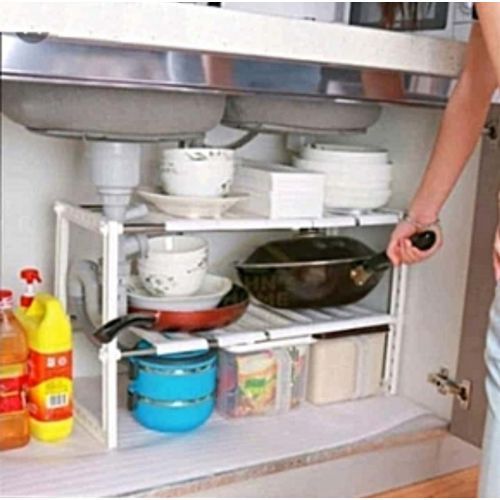 Étagère cuisine multifonction Espace Sous-Evier
 Fiche Technique et Prix au Maroc