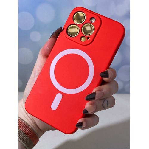 Fashion Case Pochette Silicone Magsafe pour Iphone 13 pro max Haute Gamme Rouge
 Fiche Technique et Prix au Maroc