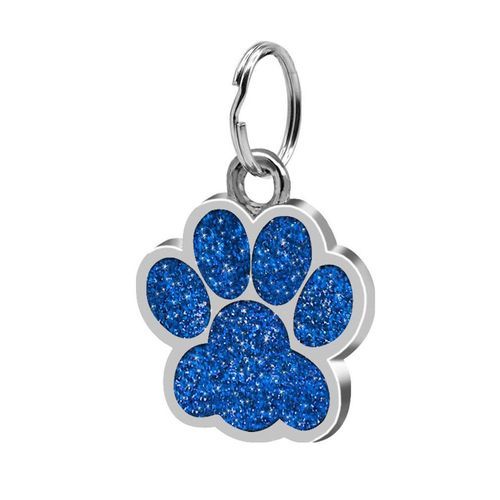 Fashion Footprints Pet Pendant Decor Glitter Footprint Identity Card Dog Tag blue
 Fiche Technique et Prix au Maroc