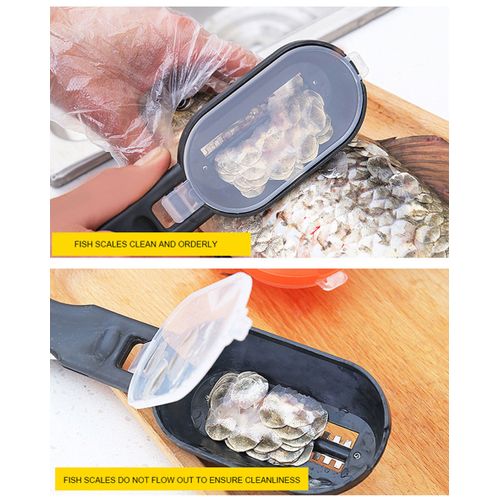 Grattoir 2 en 1 en plastique pour écailles de poissons
 Fiche Technique et Prix au Maroc