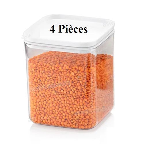 Lot de 4 boites de conservation hermétique (1 litre)
 Fiche Technique et Prix au Maroc