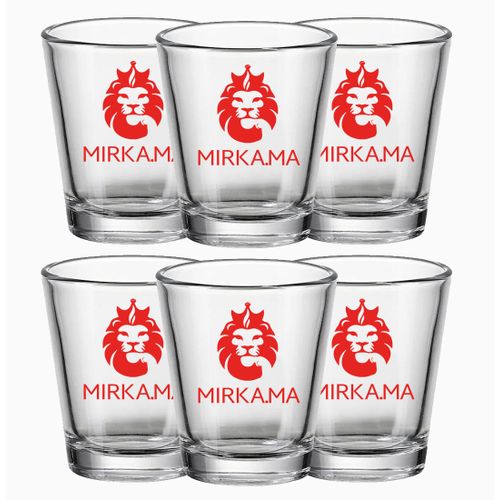 Mirka 6 Tasses de café Mirka Espresso - verre transparent - 8 cl
 Fiche Technique et Prix au Maroc