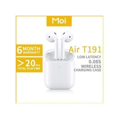 Moi T191 écouteurs sans fil wireless bleutooth 5.0 Touch Control -Blanc
 Fiche Technique et Prix au Maroc