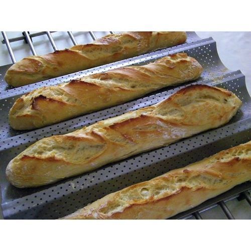 Moule de Baguette Pain Français Anti - Collage Forme Vague Argent
 Fiche Technique et Prix au Maroc