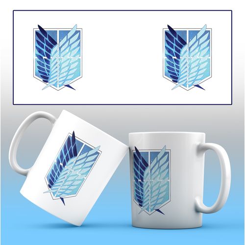 Mug Attack on Titan Anime Shingeki no Kyojin Levi Eren Mikasa Armin
 Fiche Technique et Prix au Maroc