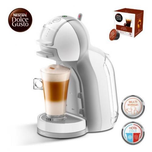 Nescafe Dolce Gusto Mini me machine a café cafetière à capsule et automatique Krups blanche 15 bar de pression avec crème onctueuse
 Fiche Technique et Prix au Maroc