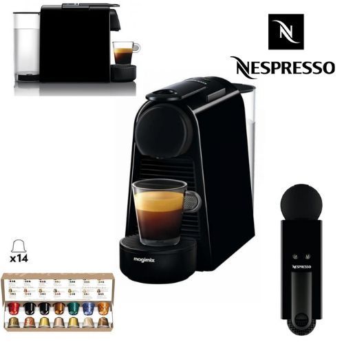 Nespresso krups Essenza Mini cafétière noir machine a cafe capsule 19 bar avec crème onctueuse
 Fiche Technique et Prix au Maroc