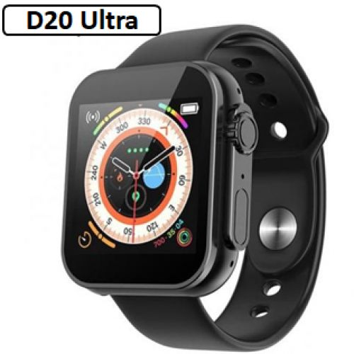 Nouvelle montre intelligente D20 ultra Étapes Surveillance Bluetooth - Noir
 Fiche Technique et Prix au Maroc