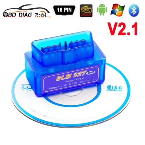 OBD2  V2.1 mini ELM327 Bluetooth Auto Scanner Tester Diagnostic Tool for Android Windows Symbian
 Fiche Technique et Prix au Maroc
