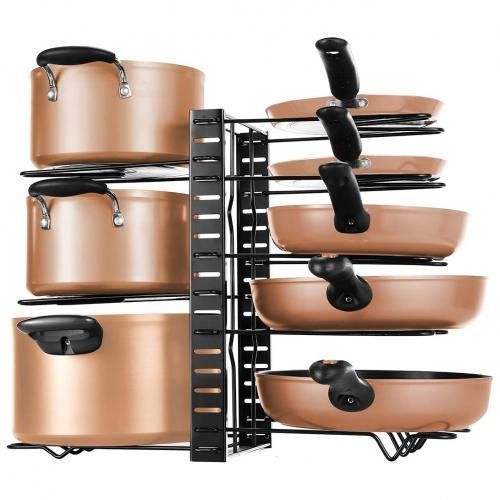 Organiseur de casseroles, 8 niveaux pour casseroles et poêles
 Fiche Technique et Prix au Maroc
