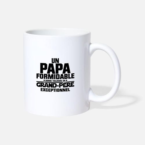 PAPA Formidable Grand-Père Exceptionnel, Tasse cadeau de café - Mug
 Fiche Technique et Prix au Maroc