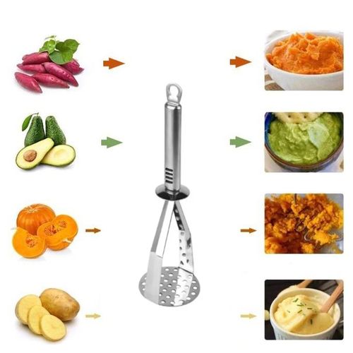 Presse-purée en Acier Broyeur de Pommes de Terre Épais Outil de Pressage Manuel
 Fiche Technique et Prix au Maroc