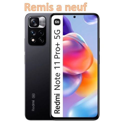 Redmi Note 11 Pro 5G Plus - (8Go, 128Go)-Gris- chargeur NN inclus - Remis a neuf
 Fiche Technique et Prix au Maroc