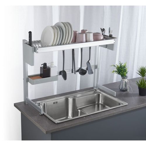 Sakura égouttoire a vaisselle sur lavabo en aluminium inoxydable
 Fiche Technique et Prix au Maroc