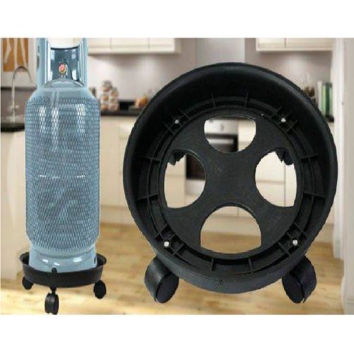Support pour Bouteille à gaz avec 4 roulettes, robuste, Porte-bouteille
 Fiche Technique et Prix au Maroc