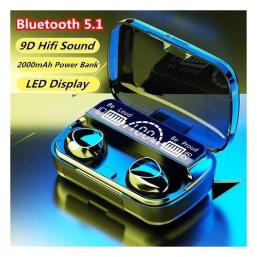 TWS Écouteurs sans fil M10 Bluetooth 5.1, boîte de charge, résistant à l'eau.
 Fiche Technique et Prix au Maroc