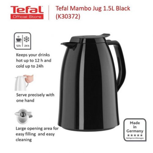 Tefal Thermos isotherm - MAMBO K3037112
 Fiche Technique et Prix au Maroc