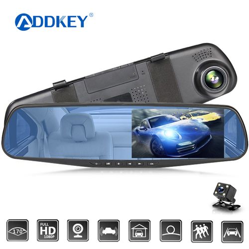 Voiture Dvr 4,3 pouces caméra Full HD 1080P rétroviseur de caméra automatique
 Fiche Technique et Prix au Maroc