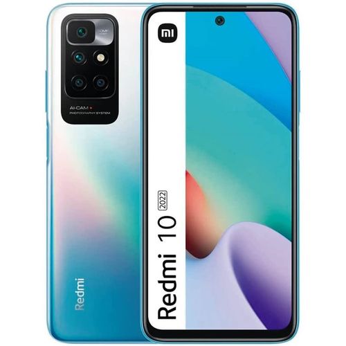 XIAOMI Redmi 10 - 4G - 6.5" - (6Go, 128Go) - 50MP/8MP - Android - Bleu
 Fiche Technique et Prix au Maroc
