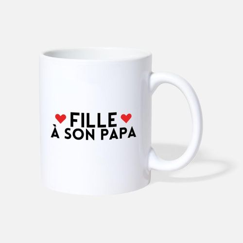 fille a son papa. cadeau père fille, Tasse cadeau de café - Mug
 Fiche Technique et Prix au Maroc