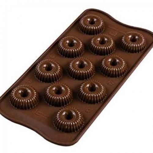 moule Silicone chocolat 11 trous chocolat cuisson gâteau cuisine gâteau moule chocolat
 Fiche Technique et Prix au Maroc