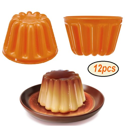 pack 12 pièces de Moules à Flan en Plastique, les Moules Individuels
 Fiche Technique et Prix au Maroc