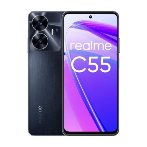 realme C55 6,72"  (8Go, 256Go) - 5000mAH - Helio G88  - 64MP/8MP- Noir
 Fiche Technique et Prix au Maroc