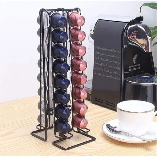 support capsules 32 café Nespresso inoxydable de france
 Fiche Technique et Prix au Maroc