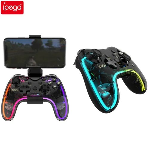 Ipega manette de jeu sans fil PG-9228 Joystick Bluetooth5.0 Usb avec Support rvb coloré
 Fiche Technique et Prix au Maroc
