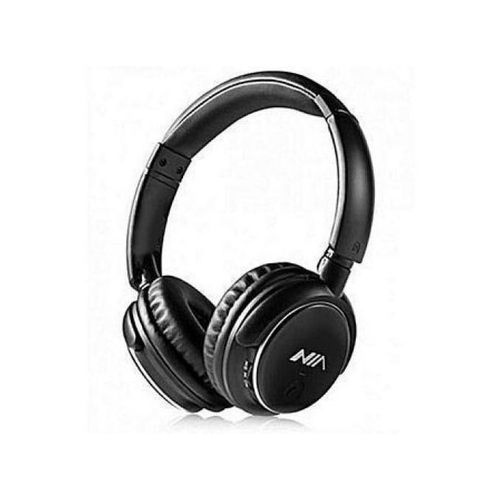 Nia Casque Bluetooth Ecouteur Q1, Radio FM,Micro SD, Aux,avec Microphone
 Fiche Technique et Prix au Maroc