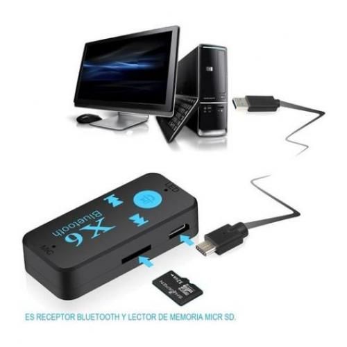 Récepteur aux voiture Bluetooth sans fil avec micro bt-x6, car wireless X6 music
 Fiche Technique et Prix au Maroc