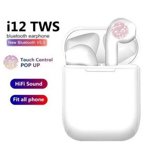 TWS i12 Tws Écouteurs Bluetooth 5.0 Wireless headphones avec boîte de charge pour tous les téléphones
 Fiche Technique et Prix au Maroc