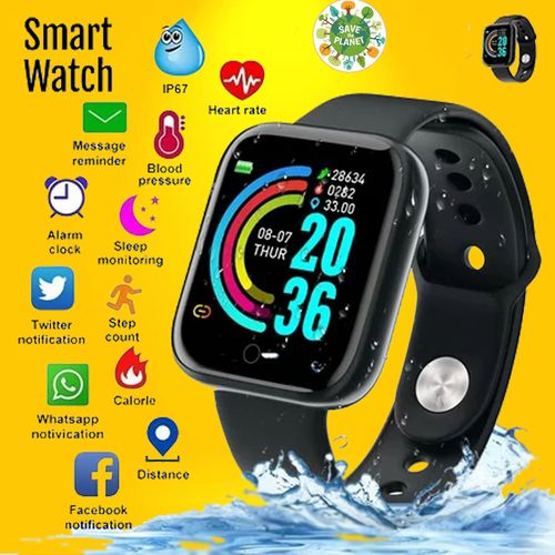 Watch Smart Wireless Smart Bracelet Phone Fitness Watch Test de Pression artérielle imperméable
 Fiche Technique et Prix au Maroc