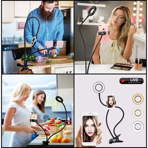 Led Selfie Ring Light avec support de téléphone portable TIK TOK YOUTUBE
 Fiche Technique et Prix au Maroc